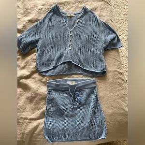 L*SPACE Coast is Clear Top and Skirt, size small in Aura color